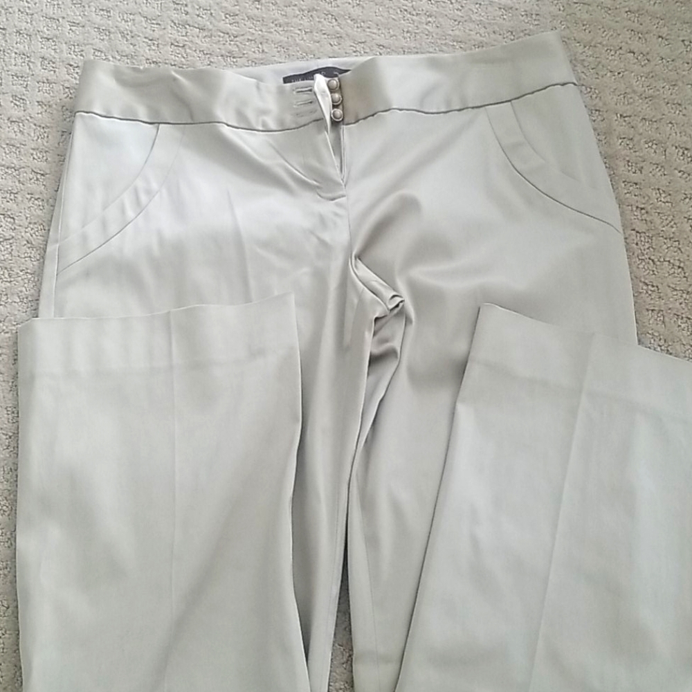Gold satin like pants